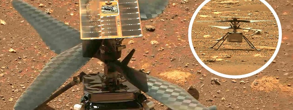 NASA запустило на Марсе вертолет: первое видео полета