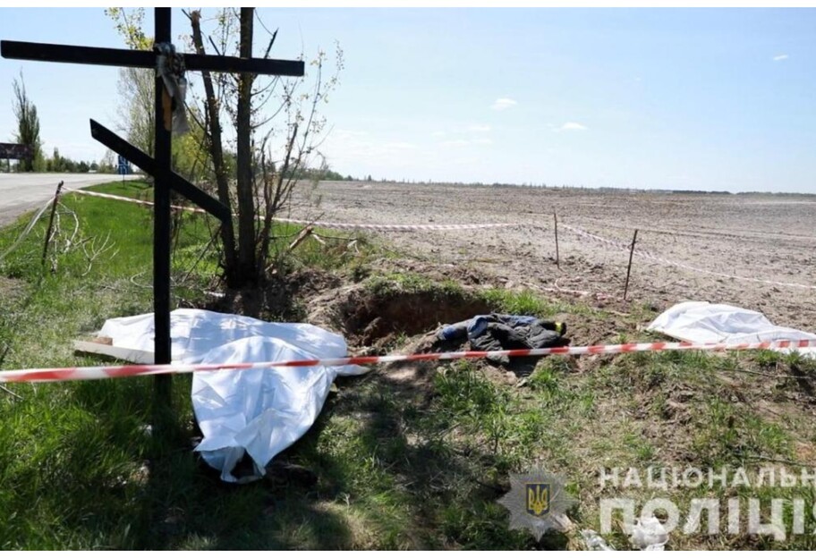 Массовое захоронение под Макаровым - найдены тела трех человек - фото - фото 1