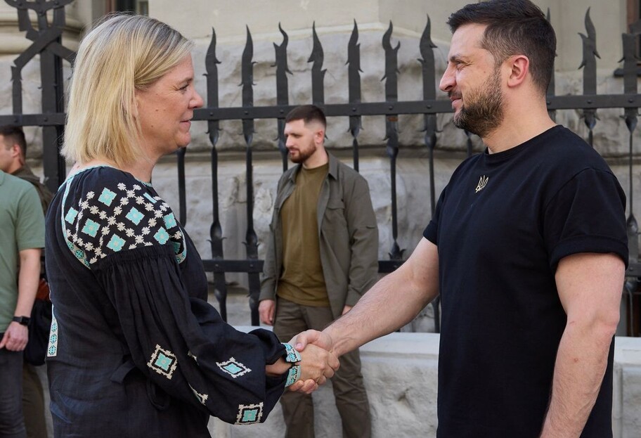 Магдалена Андерссон приехала в Киев - премьре-министр Швеции встретилась с Зеленским  - фото 1