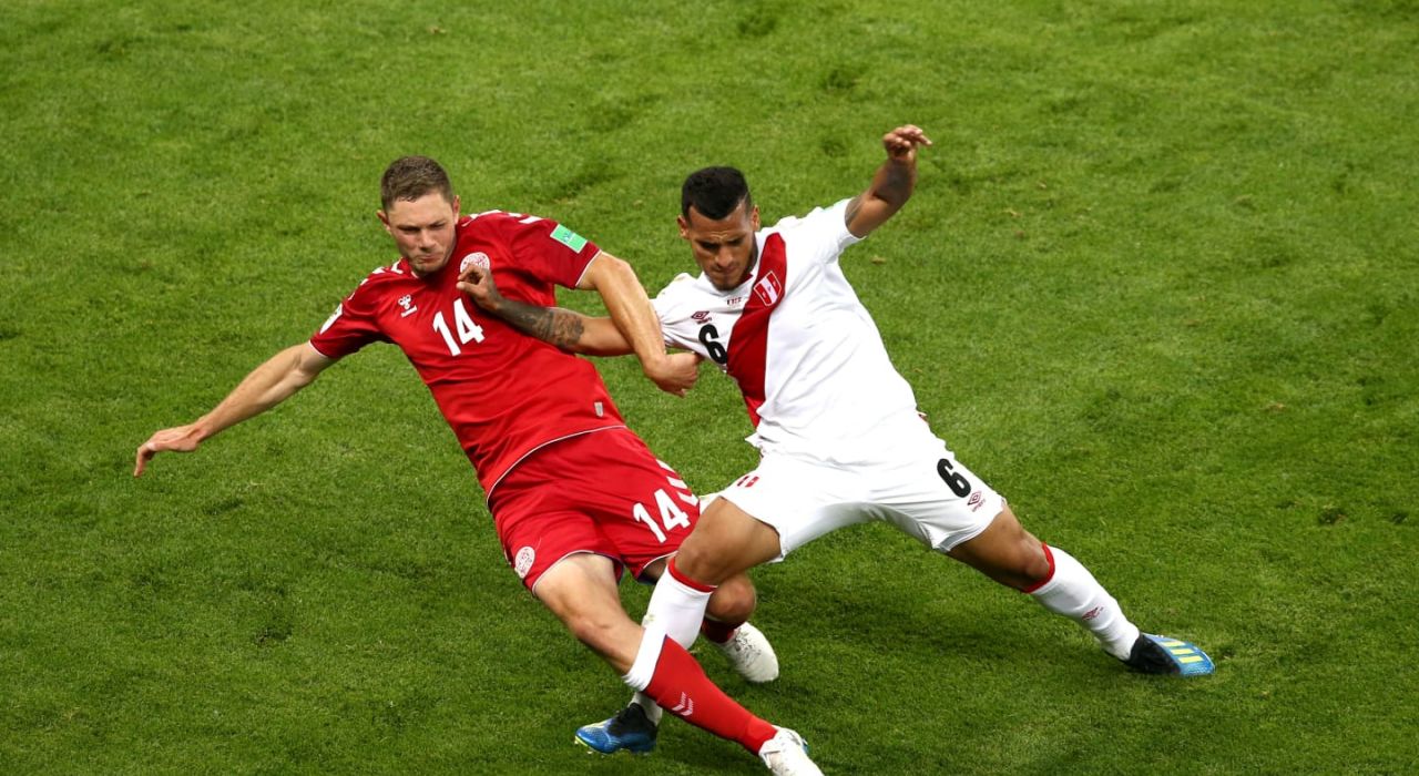 Видео голов матча Перу - Дания