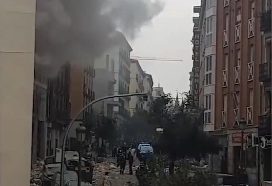 Взрыв в Мадриде - мощный взрыв в доме, что произошло - видео - фото 1