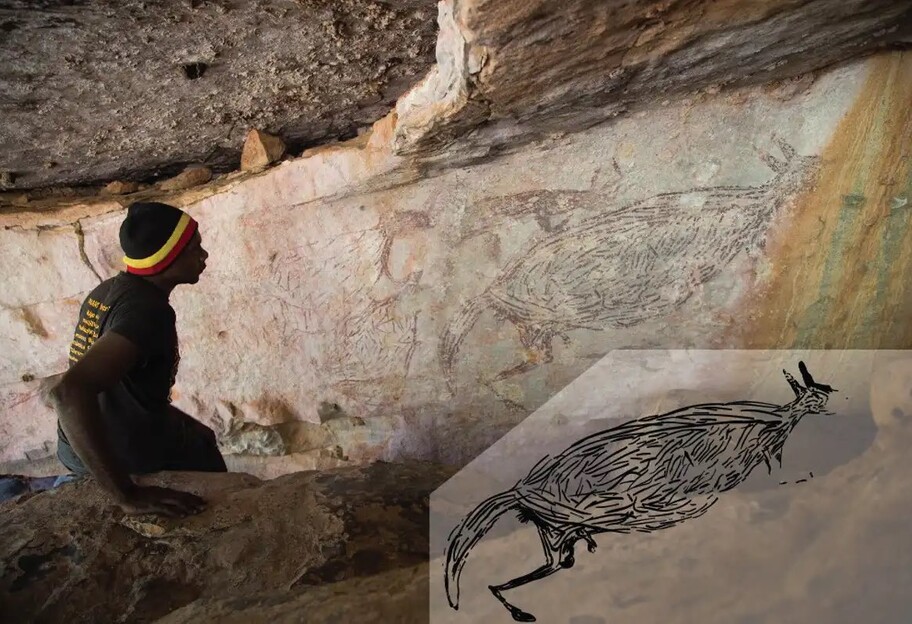 В Австралии нашли наскальный рисунок в возрасте до 17 000 лет - детали - фото 1