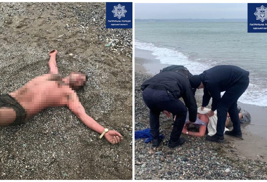 В Одессе извращенец бросился в море, чтобы спастись от патрульных - фото - фото 1
