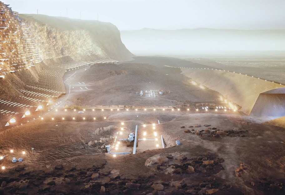Проект первого города Nüwa на Марсе показали архитекторы - фото, видео - фото 1