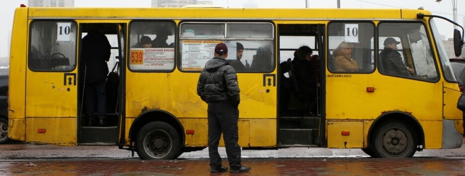 В киевские маршрутки будут пускать больше пассажиров