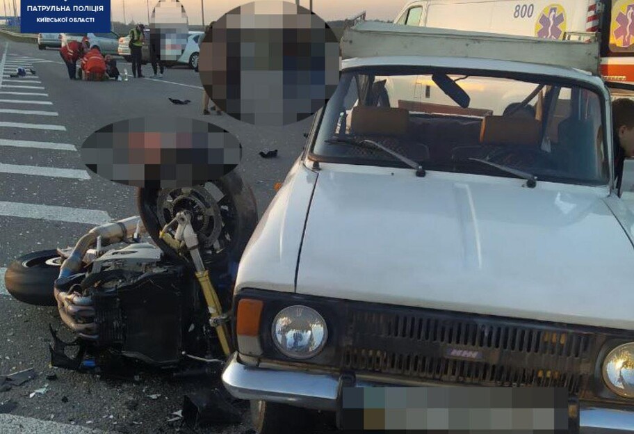 В ДТП под Киевом погиб мотоциклист - ищут свидетелей - фото - фото 1