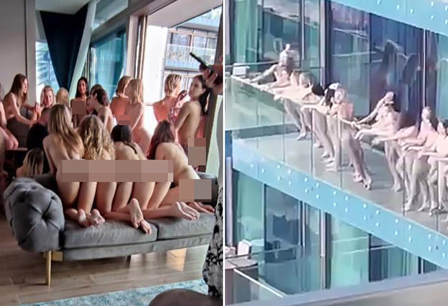 дубай голые девушки на балконе