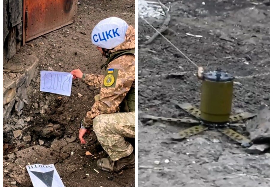 Війна України з Росією - окупанти на Донбасі ставлять заборонені міни ПОМ-2 - фото - фото 1