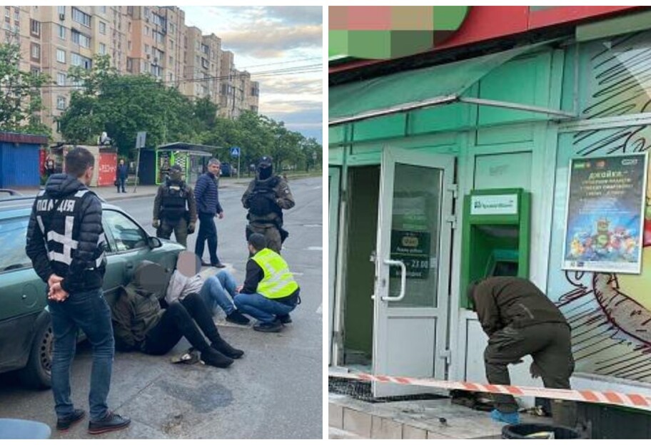 Подрыв банкомата в Киеве - полиция задержала двух грабителей - фото - фото 1