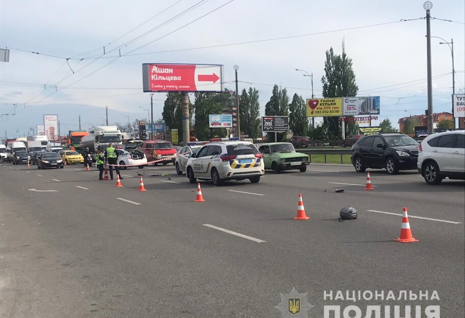 ДТП в Києві - на окружній загинув мотоцикліст - фото - фото 1