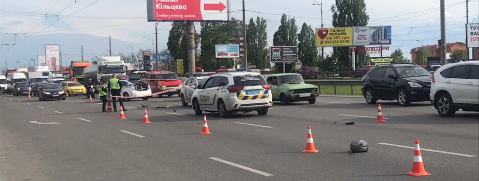 У Києві в результаті ДТП загинув мотоцикліст