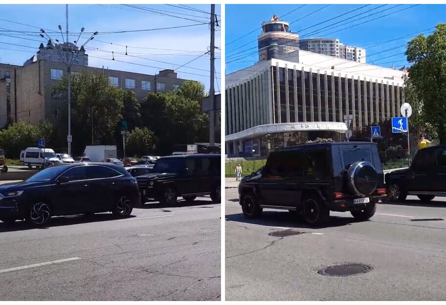 В Киеве промчался загадочный кортеж - подозревают визит зарубежных гостей - фото - фото 1