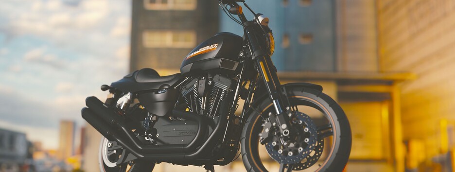 В центре Киева мотоциклист протаранил Volvo на светофоре, его увезла 