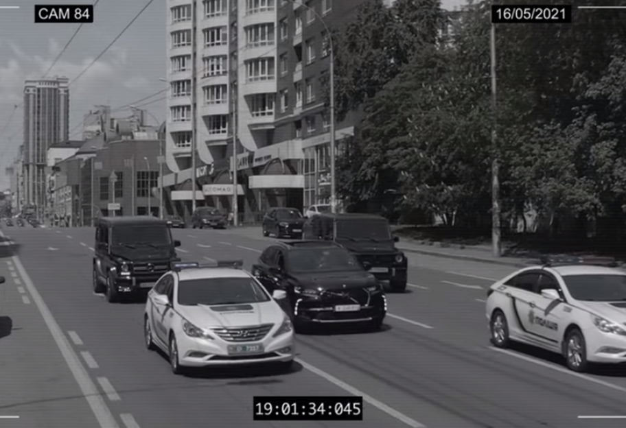 У Києві президентський кортеж виявився частиною реклами - відео - фото 1
