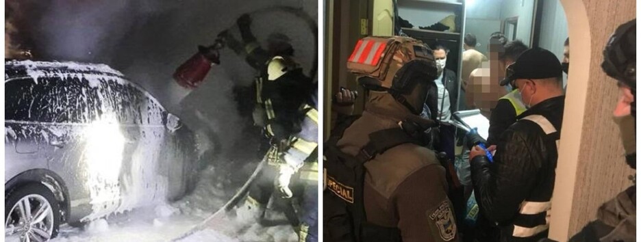 Суд заарештував чоловіка, який підпалив авто відомого журналіста