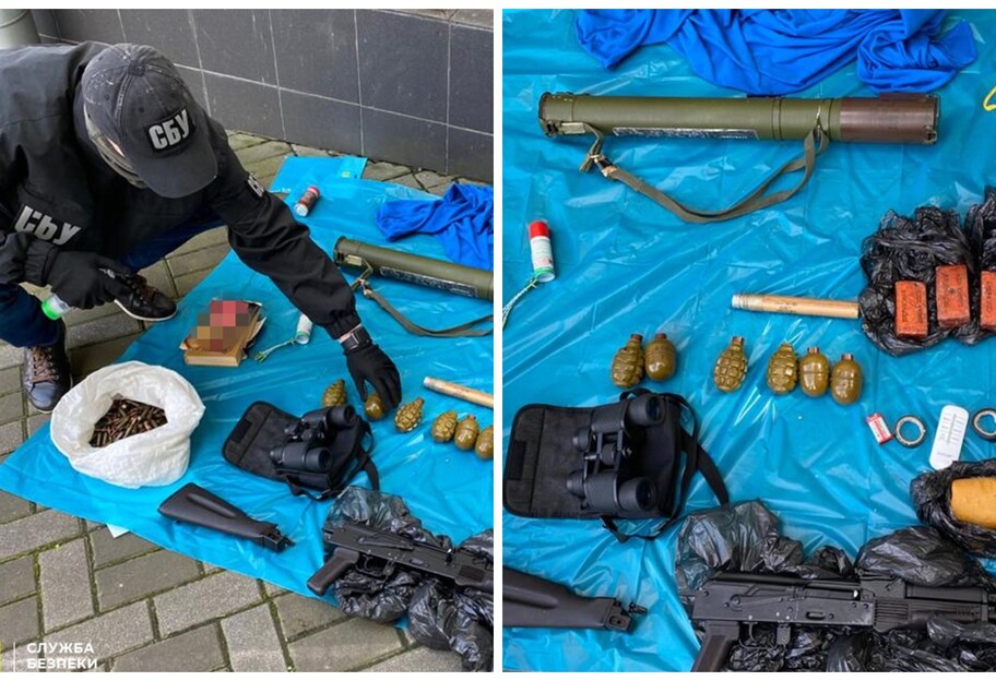 В Киеве нашли тайник с оружием - фото - фото 1
