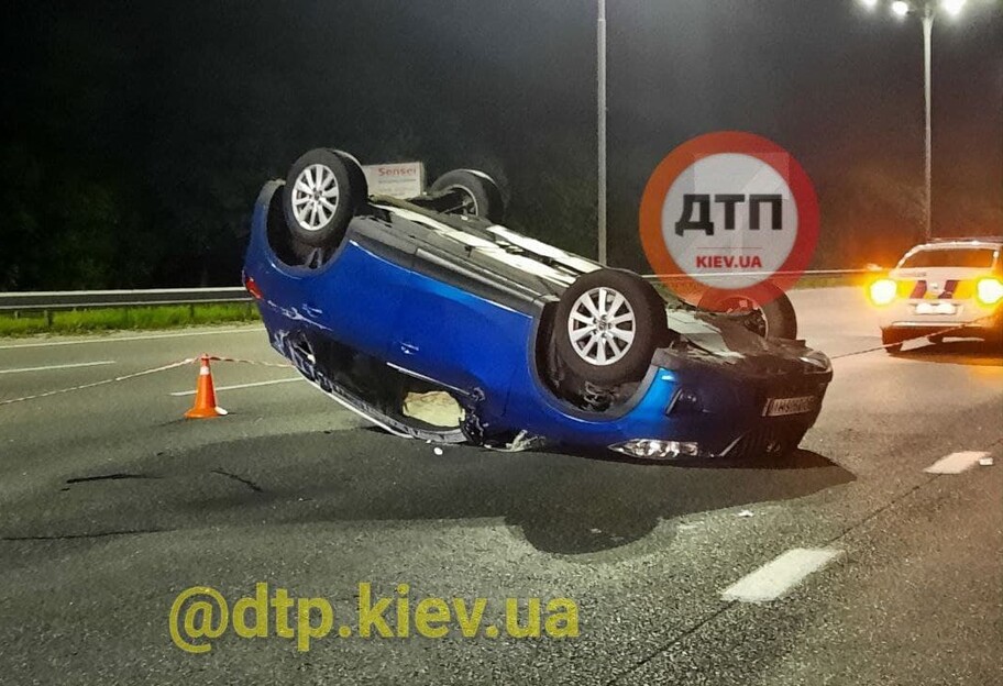 ДТП под Киевом - на Бориспольской трассе ночью произошли две аварии - фото, видео - фото 1