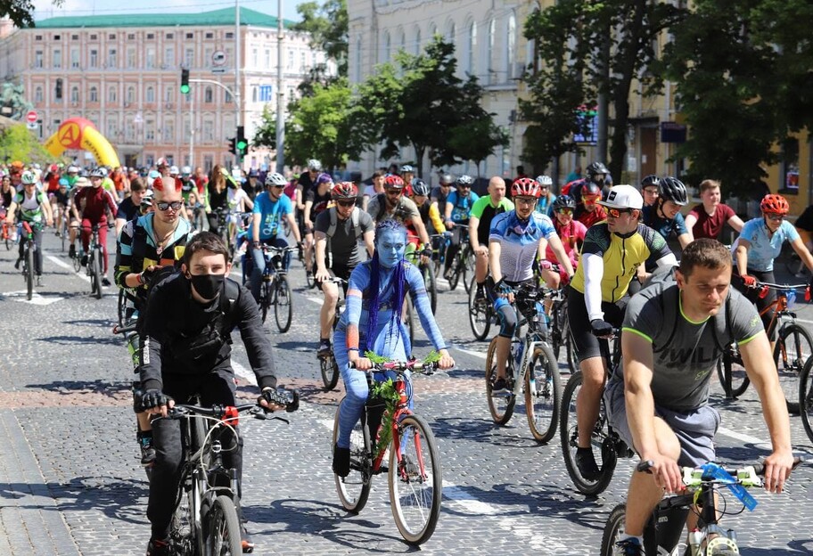 Велодень в Киеве - на велопарад собрались тысячи людей - фото - фото 1
