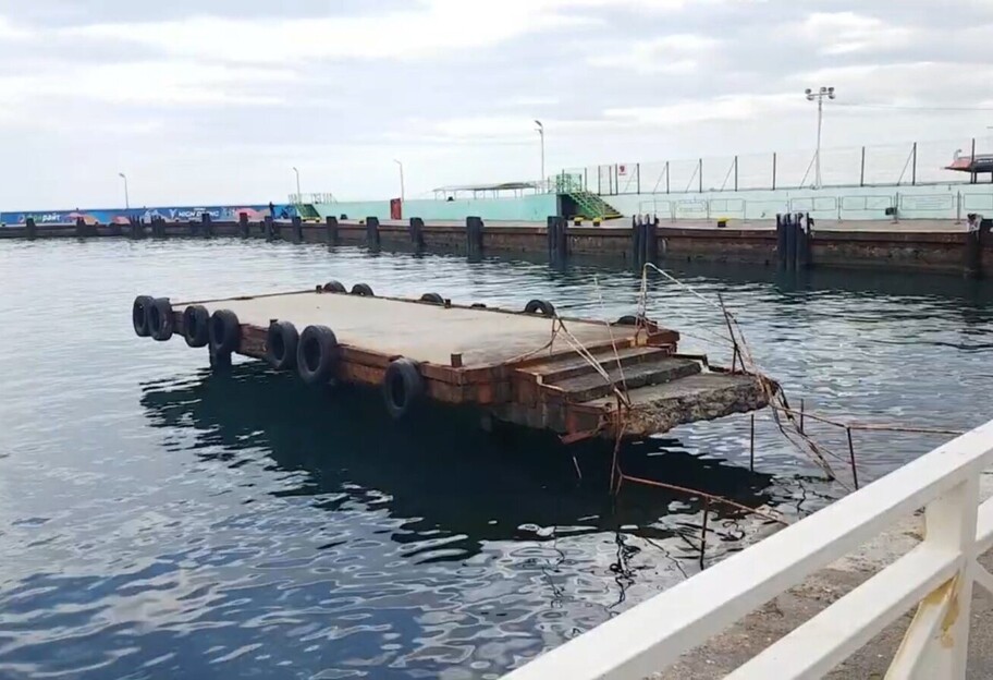 Отдых в Крыму - пристани и набережная в аварийном состоянии - фото, видео - фото 1