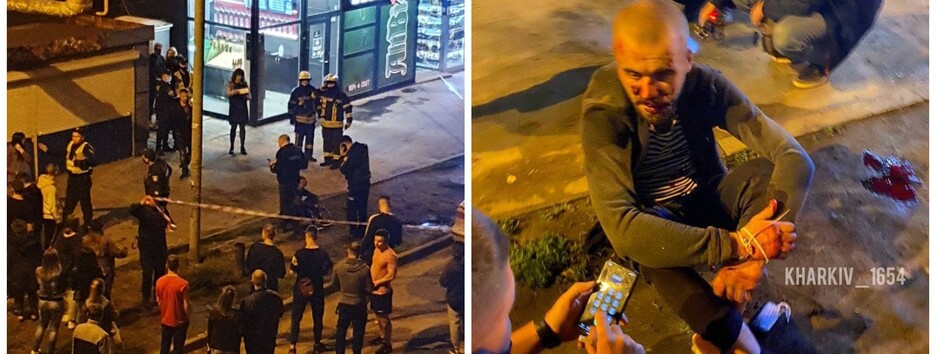 Экс-военный бросил гранату в толпу: видео взрыва в Харькове и детали о подозреваемом