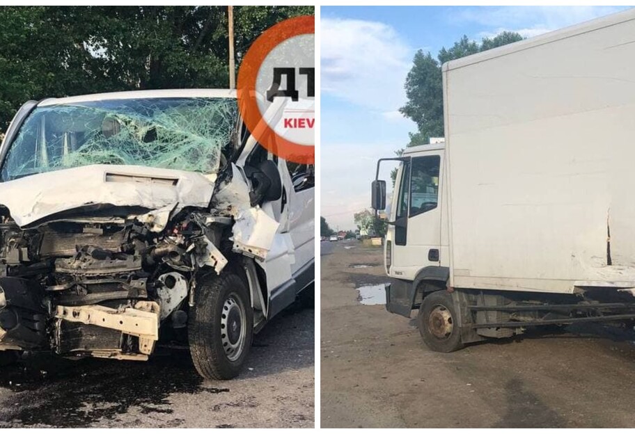 ДТП под Киевом - в Софиевской Борщаговке Renault врезался в грузовик - фото - фото 1