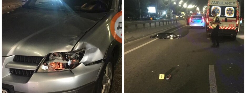 Перебігала 8 смуг: у Києві позашляховик на швидкості збив жінку, вона померла (фото)