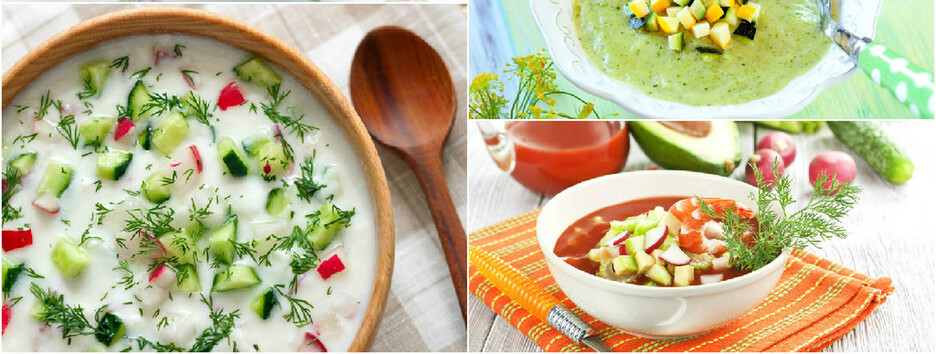 Холодні супи на літо: рецепти кращих освіжаючих страв