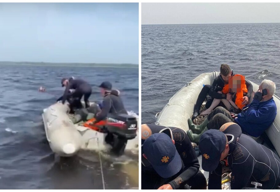 Спасли девочку в Киевском море - она плыла в 3 км от берега  - видео - фото 1