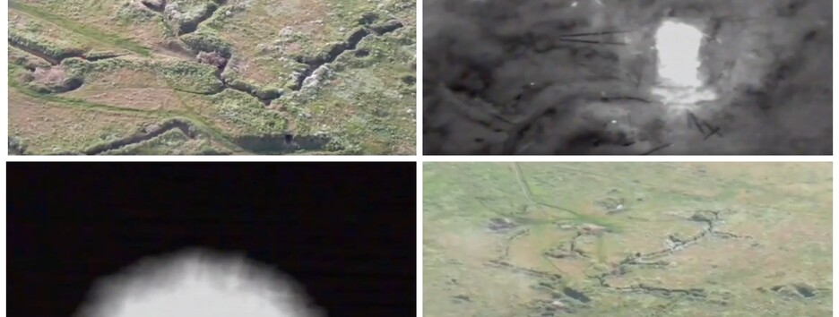 Беспилотник снял на видео ответный удар ВСУ: боевики разбегались в панике