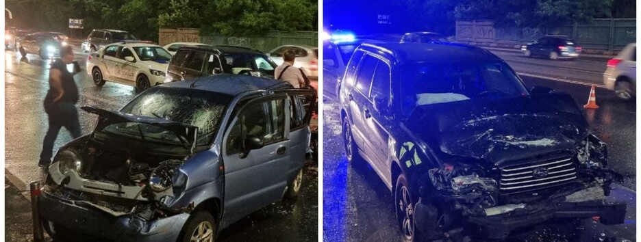 Серьезное ДТП в Киеве: пострадала мать с двумя детьми (фото)