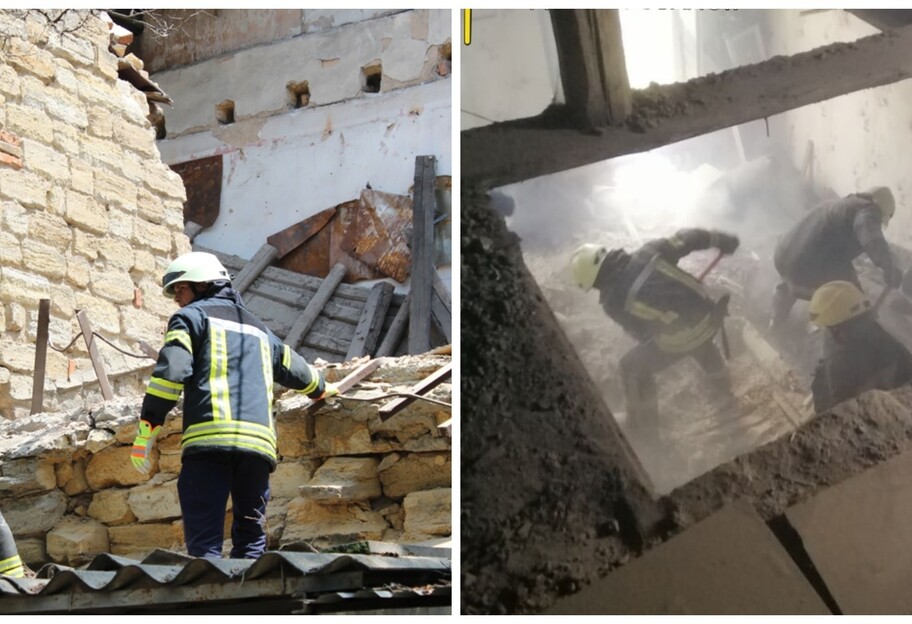 В Одессе обвалился потолок в доме и разрушилась бывшая котельная - фото - фото 1
