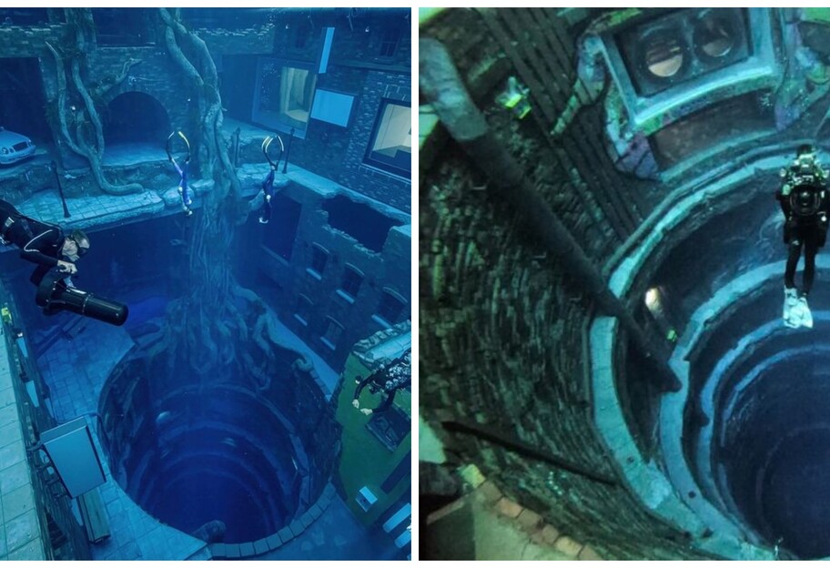 Самый глубокий бассейн в мире открыли в Дубае - фото - фото 1