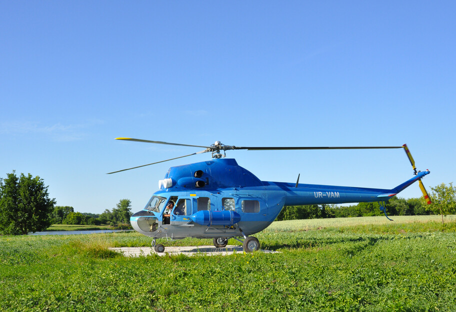 На Миколаївщині 17 липня впав і загорівся гелікоптер - фото 1