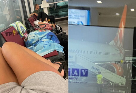 Украинцы больше 12 часов не могут вылететь из Грузии, детям стало плохо (фото)