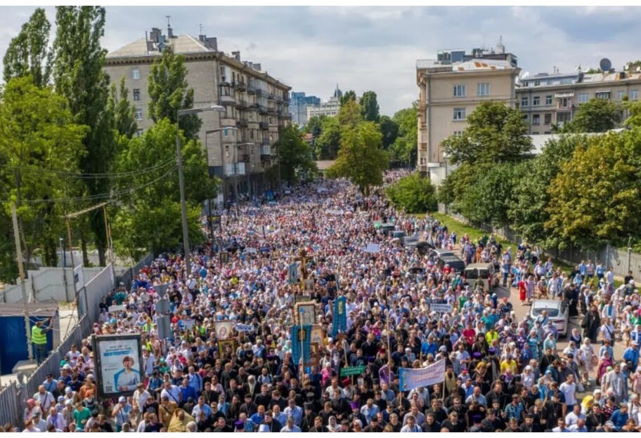 Крестный ход ПЦУ в Киеве - фото, как 28 июля отметили Крещение Руси - фото 1
