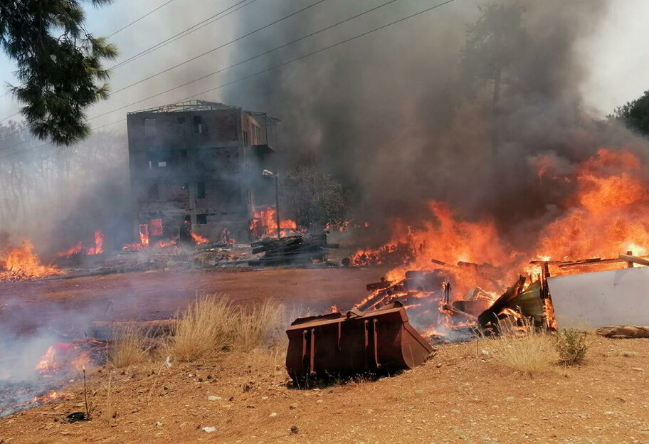 Пожары в Турции - карта, украинцы рассказали, что происходит - фото - фото 1
