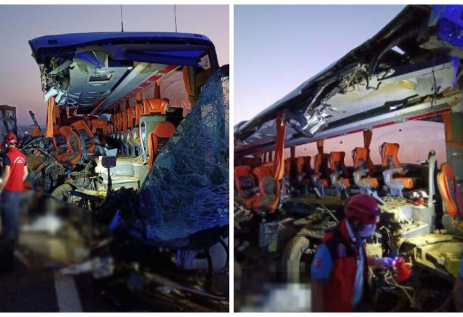 Автобус разбился в Турции - погибли 9 человек, 30 травмированы - фото - фото 1