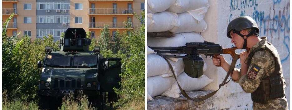 Военная техника в жилых массивах: в Киеве проходят зрелищные учения (фото)