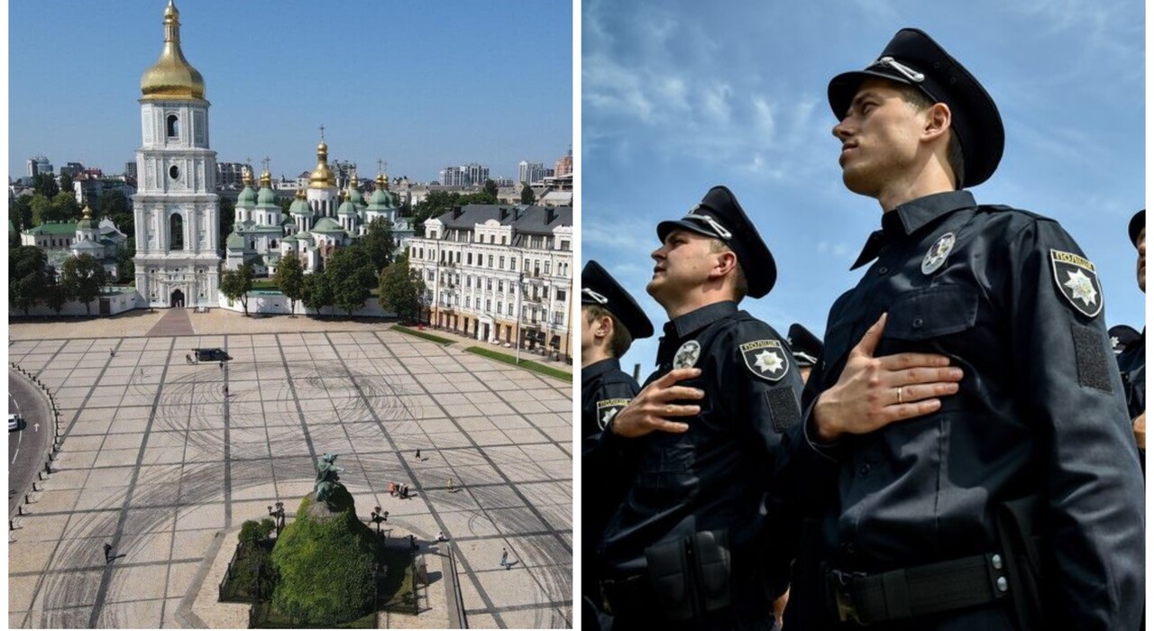 Дрифт в центре Киева: в заявлении полицейских нашли странное противоречие фото