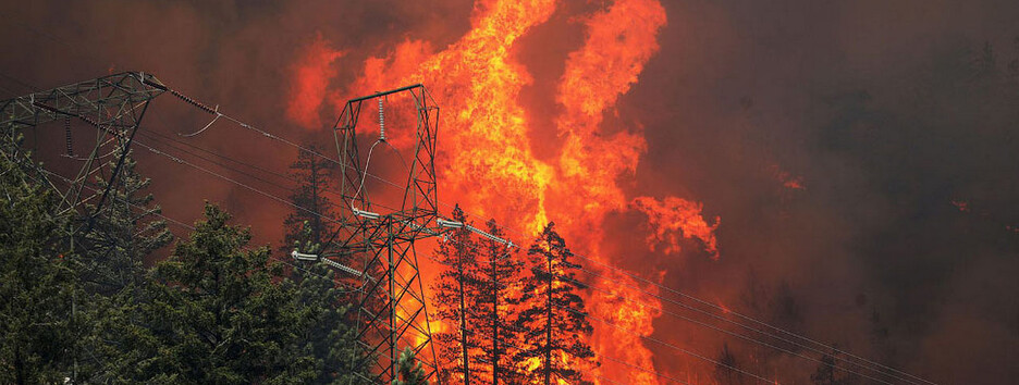 Лісова пожежа в США визнана найбільшою в історії: гасять вже місяць (фото)