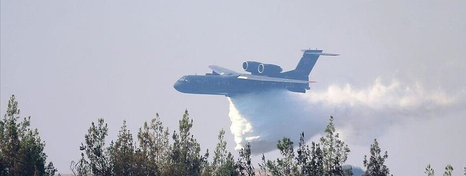 Момент падения российского пожарного самолета в Турции попал на видео