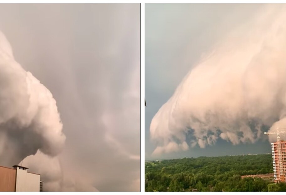 Буря у Львові - повалені дерева, місто накрила незвичайна хмара - фото, відео - фото 1