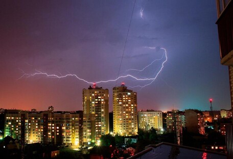 В Киеве объявлено штормовое предупреждение: грозы и шквалы