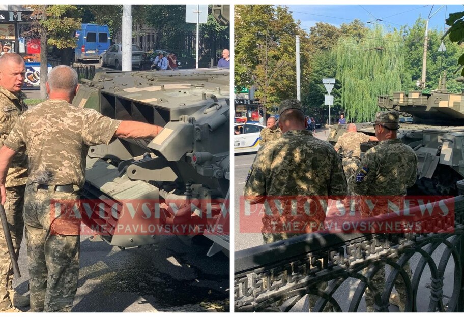 Парад у Києві - на репетиції зламався танк - фото, відео - фото 1