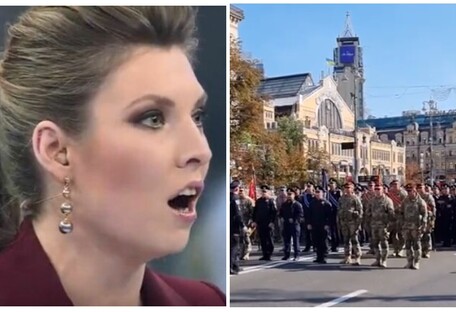 Копи і солдати хором прокричали, хто такий Путін: українці у захваті (відео)