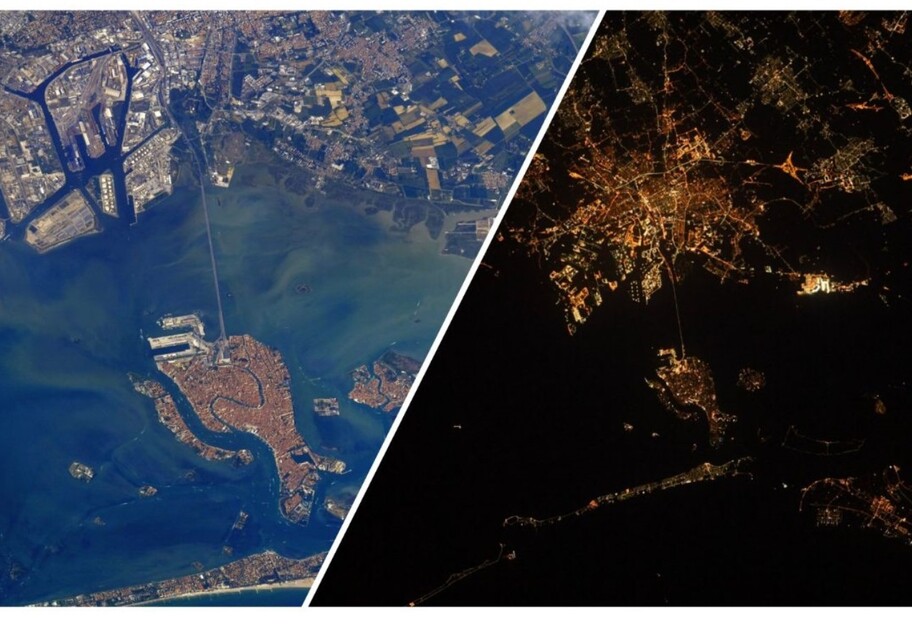 Как выглядит Венеция из космоса показал астронавт Шейн Кимбро - фото - фото 1