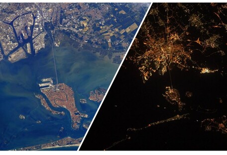 Венеція вдень і вночі: астронавт МКС показав яскраві кадри з космосу
