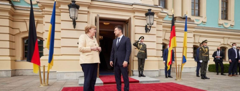 Меркель встретилась с Зеленским в Мариинском дворце