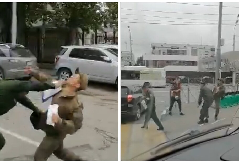 У Южно-Сахалінську солдат побив військових з комендатури - відео - фото 1