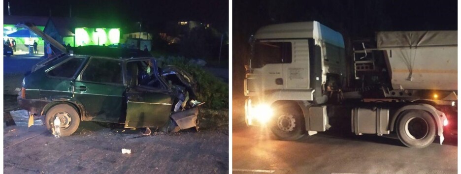 Їхав без фар: у Сумській області в аварії постраждали троє дітей (фото)